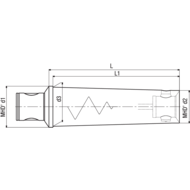 MHD-Reduzierung RAV 50/16.74 MHD'50 auf MHD'16, vibrationsarm
